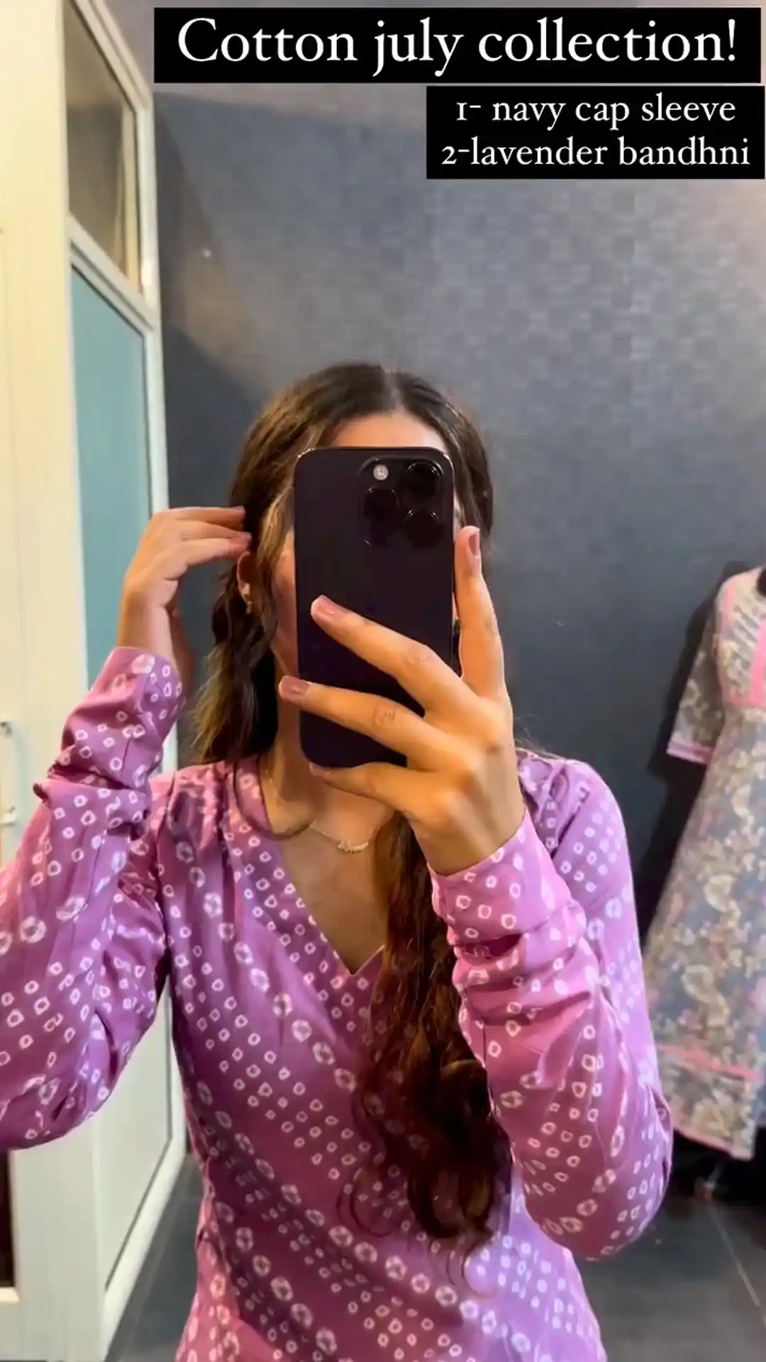 Lavender Cotton Kurti for Women.png